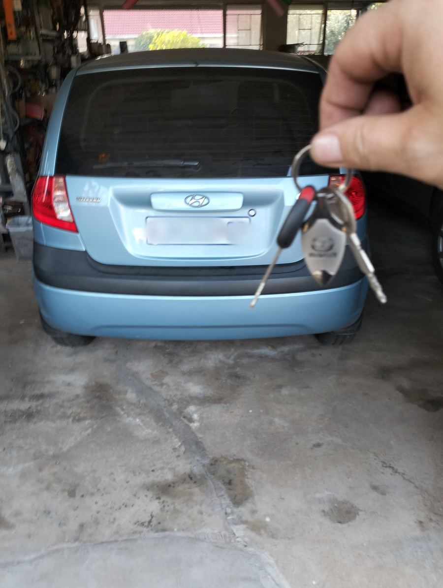 Hyundai Getz — all keys lost, new key coded