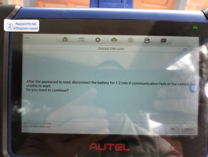 Autel coding Fiat 500