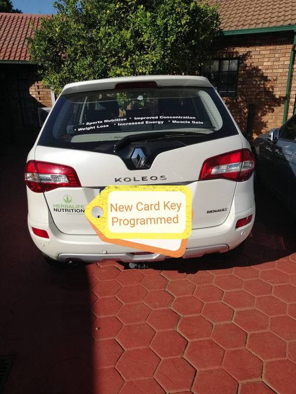 Renault Koleos card key programmed